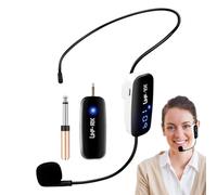 Talking Microphone Headphones | Mic 2 in the 1,165ft Range Working Time 8h, 1/8''''Plugrophone Speakers for Karaoke PA Teaching Fitness Speaker