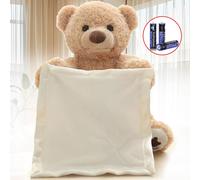 Talking Music Peekaboo Bears Electric Musical Shy Bear Toy Hinsinc Light Brown One Size