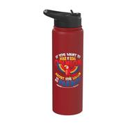 Talking Parrot Listen to My Parrot Stainless Steel Insulated Water Bottle
