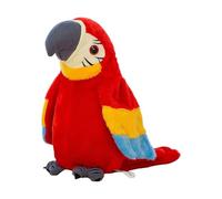 Talking Parrot No Matter What You Say Will Repeat What You Say Funny Learning Good Helper Bring You Happiness!Parrot Toys! Speaking Parrot.Talking Bird (E)