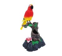 Talking Parrot Repeats What You Say - Sound Sensor Microchip, Realistic Pets Simulation s Sparrow Bird, Moving Head & Body | Animated Ornament for Budding Ornithologists & Primary School Teachers