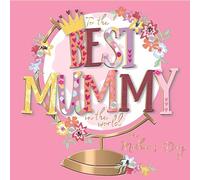 Talking Pictures Best Mummy Happy Mother's Day Greeting Card Embellished Hand-Finished Cards MWMR0034