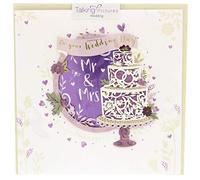 Talking Pictures Greetings Card - On Your Wedding Day - Wedding Cake