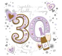 Talking Pictures - More Than Words - 30th Pearl Anniversary Card