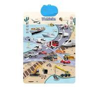 Talking Poster: Interactive Toy in English, Talking Wall Chart for Classroom, Preschool, Nursery, Home, Nursery, Playroom