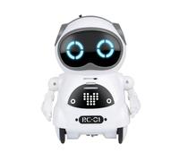 Talking Robot, Small Robot Musical, 3.35x2.56in Learning Educational Toys, Interactive Dialogue Feature, Singing Dancing Function for Kids' Playtime, Parties, Learning Fun