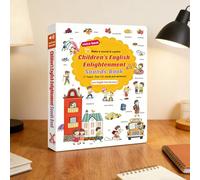 Talking Sound Toy For Early Learning - 500-Word Audio Learning Book, English Words Learnings Books With 18 Themes, Interactive Educational Gift For Children, Tear-Resistant Design