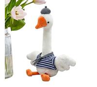 Talking Stuffed Animals,Cute Singing Dancing Twisting Interactive Plush Doll | Kids Goose Toys,for Nursery Room Playtime Holiday Birthday -Party Home Room Desk Bedroom School
