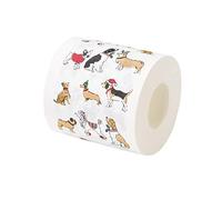 Talking Tables Christmas Xmas Novelty Toilet Paper Loo Roll Cute Dogs 200 Sheets Gift, Prank Gag and Secret Santa