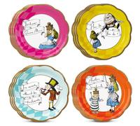 Talking Tables | 12x | 23cm | Alice in Wonderland Plates, Disposable Tableware, Home Recyclable Supplies for Mad Hatter Party, Birthday, Afternoon Teas, Mother's Day, Baby Shower