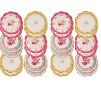 Talking Tables (17cm Disposable Tea Party Vintage Floral Pretty Paper Plates | Truly Scrumptious Elegant Party Plates | Birthday Wedding Baby Shower Wedding Anniversary 12 Count (Pack of 2)
