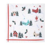 Talking Tables 20 x Christmas Paper Napkins Fun Santa Patterned Serviettes, Disposable, Recyclable Thanksgiving Napkins 33 x 33cm Elegant Red and Green Xmas Festive Catering Tableware