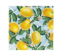 Talking Tables 20 x Lemon Paper Napkins 20 Pack | Themed Vibrant Disposable Tableware for Memorable Gatherings, Summer Parties, Bridal Showers, Brunches, Bright, Yellow