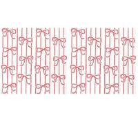 Talking Tables 20 x Paper Napkins Bow Patterned Serviettes, Disposable, Recyclable 25 x 25cm Elegant Red and White Festive Xmas Tableware Catering, Christmas, Halloween Party (Pack of 2)