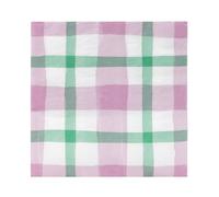 Talking Tables 20 x Pink & Green Gingham Napkins for Tea Parties, Picnics & Easter - Spring Serviettes for Decoupage & Mother's Day Table Decorations