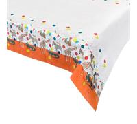 Talking Tables Safari Animal Themed Table Cover for Girls & Boys Birthday or Baby Shower | Eco-Friendly Disposable Tablecloth, Madagascar, Jungle 180cm x 120cm