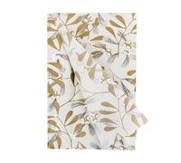 Talking Tables 4 x Gold and Silver Mistletoe Tissue Paper Sheets for Xmas Presents Food Hampers |Festive Christmas Gift Wrapping for Adults or Kids | Plastic Free & Recyclable at Home | 70cm x 50cm