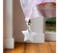 Talking Tables 4 x Reusable Tablecloth Weights with Clips Marble Stone Star Pendant Outdoor | Weddings BBQs Catering Events | Heavy to keep table cover secure | handmade