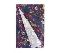 Talking Tables 4 x Winter Wonderland Animal Themed Tissue Paper Sheets for Xmas Presents Food Hampers | Festive Christmas Gift Wrapping for Kids or Adults |Plastic Free & Recyclable | 70cm x 50cm