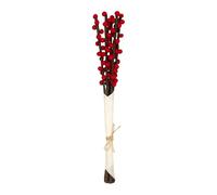 Talking Tables 5 x Twilight Red Felt Branches Decoration, Flexible Brach, Made 100% Sheep wool, Handmade in Nepal, Centerpiece, Window Display, Living Room Décor, Home Decor
