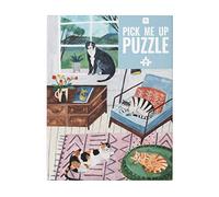 Talking Tables 500-piece Cats Jigsaw Puzzle & Poster | Illustrated Pets | Gifts for Animal Lovers, Fun at Home Activities, Birthday Present, Christmas, Wall Art, 500 Pieces
