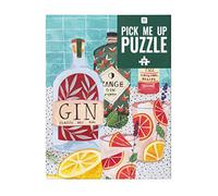 Talking Tables 500 Piece Gin Jigsaw Puzzle & Poster | Illustrated Design, Birthday Present, for Her, Alcohol Cocktail Bottles, Wall Art