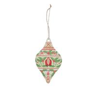 Talking Tables 8 x Folklore Gift Tag with String for Presents, 10cm x 5cm Christmas, Secret Santa, Birthday, Gift, Tie on Labels with String