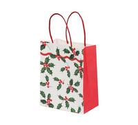 Talking Tables 8 x Gift Bags with Strong Handles for Sweets, Christmas, Party bags for Xmas Secret Santa Presents, Wedding - Plastic Free and Recyclable