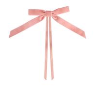 Talking Tables 8 x Pink Velvet Gift Bows Luxury Reusable Ribbon Bows for Christmas Wrapping, Party Décor, Wedding Decorations, Craft Projects, Present Gift Wrap Accessories