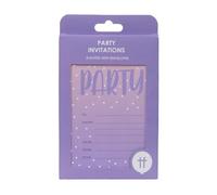 Talking Tables | 8x | Unicorn Party Invitation and Envelopes, Friendly Invitation for Birthday, Tea Party, Baby Shower