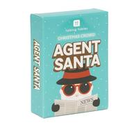 Talking Tables Agent Santa Christmas Party Game Fun Family Card Game with 38 Challenges, Secret Missions & Festive Gifts Xmas Game for Adults & Kids Stocking Stuffer, Ages 7+
