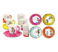 Talking Tables Alice in Wonderland Bright Cups & Alice Bright Paper Plates Bundle