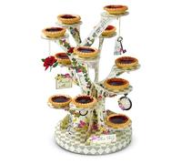 Talking Tables Alice in Wonderland Cupcake Stand Centrepiece Mad Hatter Tea Party, Paper, Mixed Colours, Height 59 cm, 23"