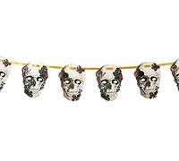 Talking Tables Baroque Skeleton Garland with Foil, paper, Multi-Colour, 0.02 x 0.29 x 0.21 cm