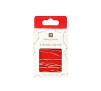 Talking Tables Battery Operated Led String Lights for Indoor use with Gold Wire Christmas Table Decorations, Wedding, Valentine's Day, Engagement Party, Xmas 60 Bulbs 3m