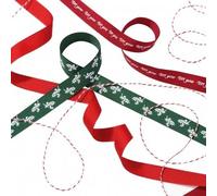 Talking Tables BC-RIBBON Botanical Christmas Wrapping Ribbons and Twine, Multicolour