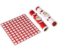 Talking Tables Botanical Santa Crackers for Christmas Day, Dinner and Celebrations, 25cm (6 Pack)