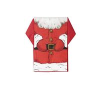 Talking Tables Botanical Santa Jumper Shaped Napkins Pack Of 8