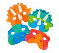 Talking Tables boys Age 3+ | Ideal for Gifts, Girls Or Themed Party Pack of 8 Made Card, Dinomasks, S UK