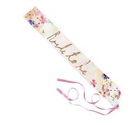 Talking Tables Bride to Be Sash Hen Party Accessories - Wear at Bridal Shower, Wedding Engagement, Getting Married