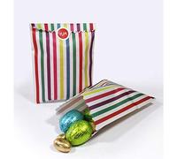 Talking Tables Bright Multi-Coloured Rainbow Striped Small Paper Bags | Kids Treat Sweet | 10 Pack | for Birthday Party Wedding BBQ Summer Easter Children Adults, Multicolor, MIX-BAG-MULTI