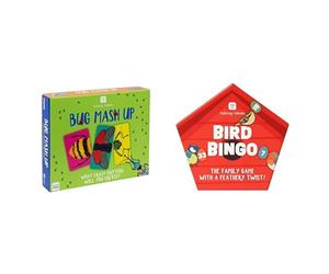Talking Tables Bug Mash Up Kids & Bird Bingo Travel Games Bundle