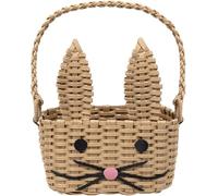 Talking Tables Bunny Easter Basket - 1 Bunny Shaped Egg Basket for Kids - Recycled Paper Eco Friendly - Suitable for Boys & Girls - Perfect for Easter Egg Hunt & Toy Storage - 17x25cm