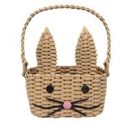 Bunny Shaped Easter Egg Basket for Kids featuring a Cute Rabbit Face