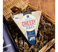 Talking Tables Cheesy Jokes Family Fun Over Christmas Period for Cheese lovers, Food Hampers Stocking Filler or Secret Santa Present for him or her