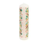 Talking Tables Christmas Advent Candle Christmas Decor Partridge & Pear | Christmas Gift and Decoration with Partridge & Pear design, a 1-24 countdown and up to 25 hours of burn time
