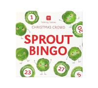 Talking Tables Christmas Sprout Bingo Game Fun Xmas Version of Traditional Festive Family Board Game Tabletop Games For Kids Adults Present Idea Seasonal Stocking Filler Ages 5+
