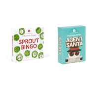 Talking Tables Christmas Bingo Game Kids & Christmas Agent Santa Card Game Bundle