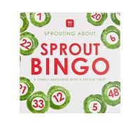 Talking Tables Christmas Bingo Game Sprout Themed | Fun Xmas Version of Traditional Family Boardgame | Tabletop Games For Kids, Adults, Present Idea, Seasonal, Festive