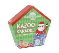 Talking Tables CHRISTMAS CROWD Kazoo Karaoke Game Christmas Humming Party Game with Festive Kazoos and Song Challenges Family Game for Kids and Adults Age 8+ 2+ Players
